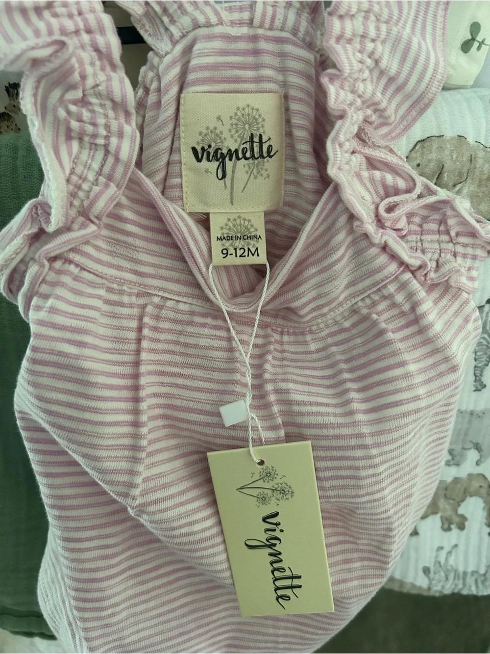 Vignette onesie dress!